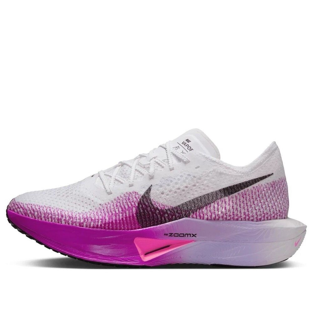 Size 9 Nike ZoomX Vaporfly Next% 3 White Black Vivid Purple Mens DV4129-104